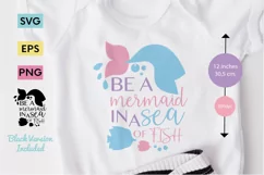 Be a mermaid SVG, mermaid quote, svg cut files for cricut Product Image 5