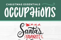 Christmas Para svg -Para Christmas svg, Santa's favorite Product Image 5