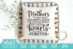 Mothers Day SVG | Mothers Hold Their Children's Hands | Mom Product Image 4