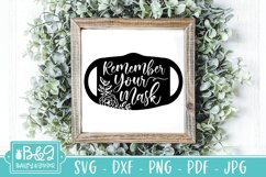 Wear A Mask Sign SVG Bundle - 4 Designs Mini Bundle Product Image 3