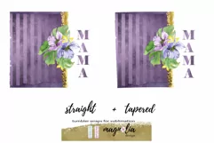 Mama sublimation design Tumbler wrap Skinny tumbler 20 oz Product Image 2