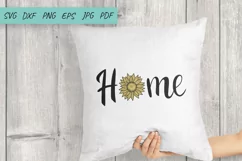 Home Sunflower SVG DXF Files, Sunflower SVG Product Image 2