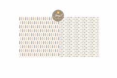 Rainbow Boho Digital papers and Feathers Clipart Product Image 4