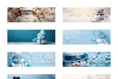 100 Christmas Mug Wrap Bundle, Snowman Sublimation, Santa Product Image 23