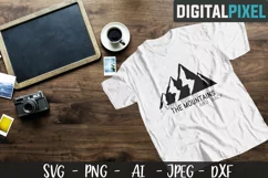 I Love You To The Mountains And Back SVG PNG DXF, Valentines Product Image 2