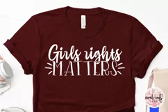 Girls rights matters - Women Empowerment EPS SVG DXF PNG Product Image 3