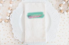 Turquoise and Blush Pink Brush Strokes Bundle Product Image 7