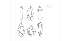 Crystal svg, Celestial svg for Cricut and Silhouette, PNG Product Image 2