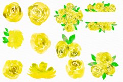 Watercolor Flower Illustration, Sublimation Designs Product Image 2