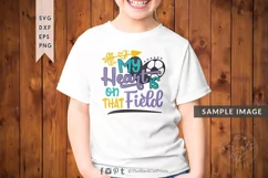 My Heart Is On That Field SVG | Soccer SVG | Sports SVG Product Image 2