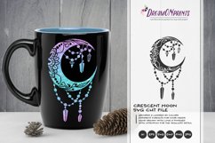 Crescent Moon SVG | Halloween SVG Cut File Product Image 1