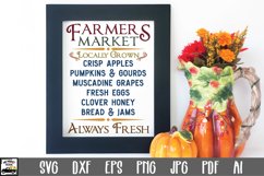 Farmers Market SVG Cut File - Fall Farmhouse SVG PNG DXF EPS Product Image 1