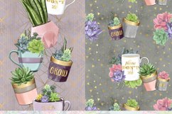 Succulent Plants - Digital Pattern Product Image 5