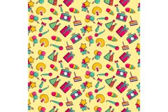 Clownery pattern seamless, cartoon style Product Image 1