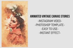 Animated Vintage Canvas Reveal Stories Product Image 1