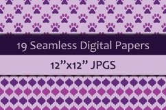 Shades of Purple Seamless Digital Papers/Backgrounds Product Image 6