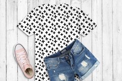 Digital Papers black and white. Scandinavian Doodles pattern Product Image 2