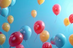 Colorful Balloons Background Wallpaper Product Image 1