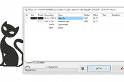 "Love Cats" Machine Embroidery Design Product Image 2