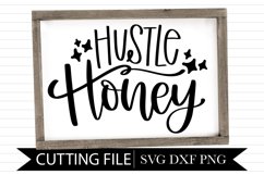 Hustle Honey - Hand Lettered SVG Product Image 1