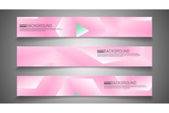 Set banner background for your design. vector graphic design Product Image 1