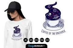 Coffee of The Universe for T-Shirt Design Product Image 1