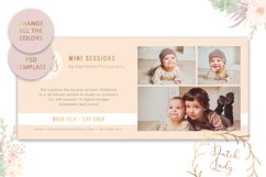 PSD Photo Mini Session Card Template - Design #23 Product Image 3