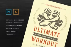 Fitness & Gym Sports Flyer Template Product Image 4