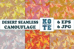 6 Seamless Military Desert Camouflage Product Image 1