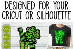 Love Cheetah Shamrock - A St Patricks Day Cricut SVG Product Image 3