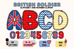 British Soldier Patriotic Alphabet PNG Clipart Product Image 1