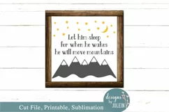 Let Him Sleep SVG, png, eps, sublimation, printable Product Image 2