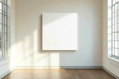 Art White Canvas Minimal Interior Product Image 1