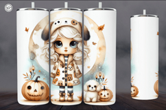 4 Cute Halloween Tumbler Wrap Sublimations, 20 oz Product Image 5