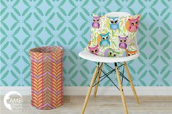 Bright Owls Patterns, Feather and Owl Papers, AMB-453 Product Image 2