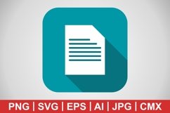 Vector Document Icon Product Image 1