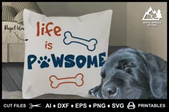 Dog Logo SVG, Funny Dog Quote, Dog Bones, Dog Paw Cut File Product Image 7