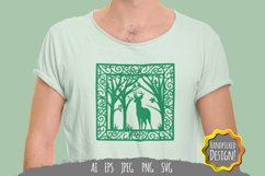Deer in Forest SVG Product Image 2