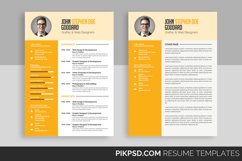 Simple CV Resume Set Product Image 1