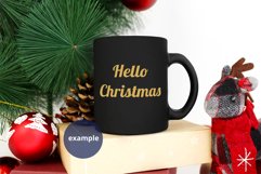 Christmas Black mug mockup PSD, Christmas coffee mug mock up Product Image 2