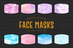 Simple Abstract Face Masks Designs For Sublimation Product Image 1