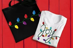 Joy Christmas Light SVG Files Product Image 1