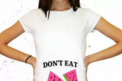 Don't Eat Watermelon Seeds - Pregnancy SVG - Maternity SVG Product Image 2