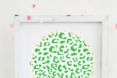 Leopard And Shimmery Circle Sublimation Frames Product Image 2