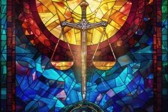 Stained Glass Sign Background Wallpaper Product Image 1