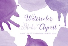 Watercolor Blobs neutral clipart Graphics - 44 PNG Product Image 2