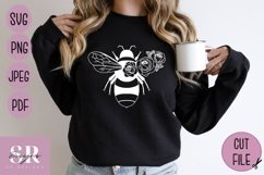 3D Rose Bee| Vinyl cutting | Bee SVG Product Image 6