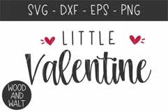 Little Valentine SVG |Kids Valentine's Day Cut File Product Image 2