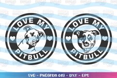 Valentines svg Dogs Love my Pitbull svg Product Image 2