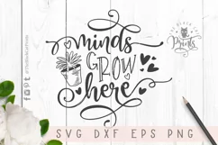 Minds Grow Here SVG | School SVG | Teacher SVG Product Image 2